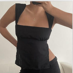 Honey Sweet Handmade Embroidered Sleeveless Tank Top Shirt