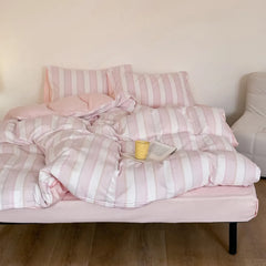 Candy Striped Duvet Cover