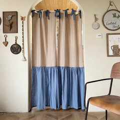 Cottage Stripe Doorway Curtains