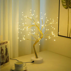 Fairy Decorative Tabletop Bonsai Led Tree Light Lantern Lamp