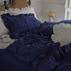 Dark Academia Royal Bedding Set - Klein Blue