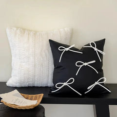 Decorative Faux Leather Throw Pillow