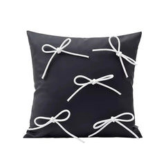 Decorative Faux Leather Throw Pillow