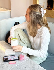 Dove Bow Floral iPhone Case