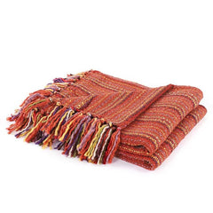 Ethnic Tassel Blanket