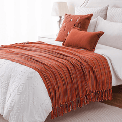 Ethnic Tassel Blanket