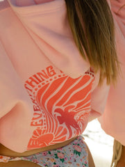 'Everything Comes In Waves' Oversized Hoodie