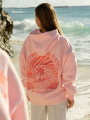 'Everything Comes In Waves' Oversized Hoodie