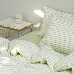 Fresh Striped Duvet Cover Set