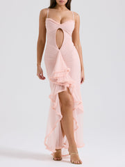 Gabriella Ruffled Front Dress