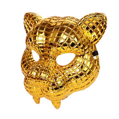 Gold Leopard VIP Costume Mask