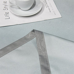 Newest Products Pure Color Embroidered ice Silk Mat Bed Cover fitted sheet Pillowcases 3 pcs Luxury Bedding Silver Gray