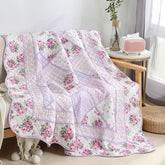 Patchwork Cotton Bed Quilt 1PC Bedspread on the Bed CHAUSUB Coverlet for Summer Twin 150*200 Sofa Cover Floral Quilted Blanket