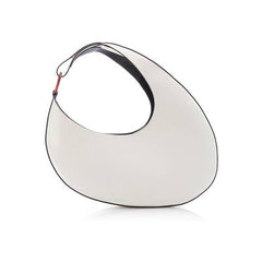 White Moon Bag With A Ring Strap