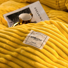 Luxury Solid Gray Yellow Velvet Duvet Cover Twin Queen King Size Quilt Cover Bedding Set 220x240 Bedspreads For Double Bed 150