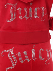 'Juicy' Bling Velour Hoodie & Track Pants Set
