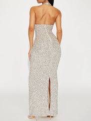 Key To My Heart Sequin Maxi Dress