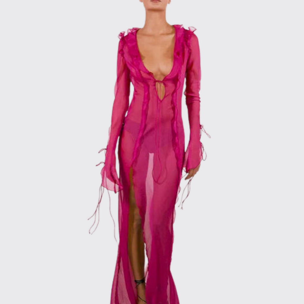 Coverup Sheer Dress-Bust 36 to 38