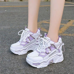 Mesh Rope Chunky Platform Sneakers