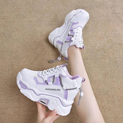 Mesh Rope Chunky Platform Sneakers