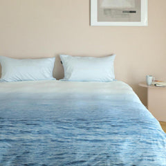 Natural Ombre Blue Coastal Duvet Cover