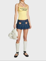 Out Of My Mind Fitted Cami Top