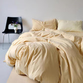 Pastel Color Duvet Cover - Cream