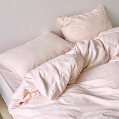 Pastel Color Duvet Cover - Soft Pink
