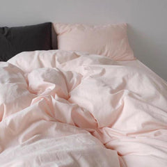 Pastel Color Bedding Set - Soft Pink