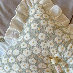 Pastel Daisy Bedding Set - Sage Green