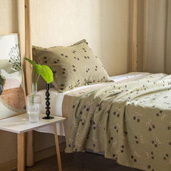 Pastoral Cherry Cotton Blanket