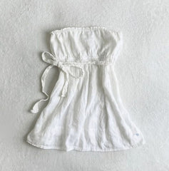 Alayah White Breeze Strapless Top