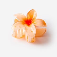 Plumeria Hair Claw Clips