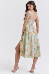 Saira Floral Print Midi Sundress