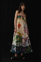 Seeker Folklore-Print Dress