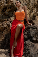 Red Taste of Summer Skirt Set