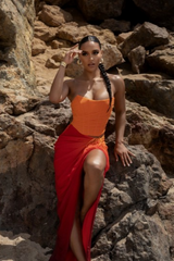 Red Taste of Summer Skirt Set