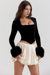 Catriona Black Velvet Bra