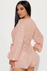 Take Me Dancing Sequin Romper