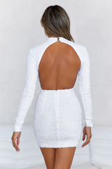 Queen In Sequins Mini Dress