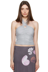 Gray Ruched Camisole