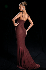 Serenity Rhinestone Cami Maxi Dress