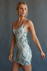 Lauren Diamond Sequin Bodycon Mini Dress