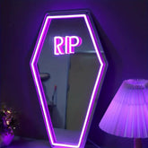 Coffin Neon Mirror Sign