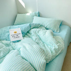 Refresh Jacquard Striped Duvet Cover