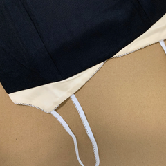 Black And White Two-Tone Top