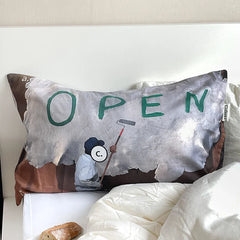 Nordic Pillow Case Cotton Double Sided Printing Bedding Back Support Cushion Cover Pillowcase Home Dorm Room Decorative Decor