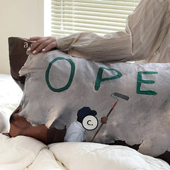 Nordic Pillow Case Cotton Double Sided Printing Bedding Back Support Cushion Cover Pillowcase Home Dorm Room Decorative Decor