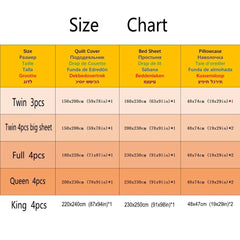 Solid Color Bedding Set Orange Grey Single Double Size Bed Linen Duvet Cover Pillowcase No Fillings Kids Adult Home Textile