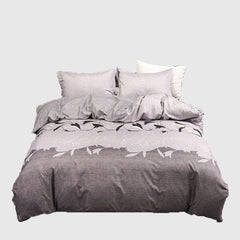 3pcs Nordic Exquisite Embroidery Bedding Set Bedroom Double Comfort Soft High Quality Quilt Cover and Pillowcase